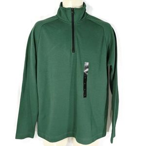 NWT $54.99 BANANA REPUBLIC 1/4 Zip Pullover Mens M